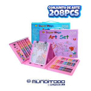 Set de Arte Completo 208 Piezas con Maletín
