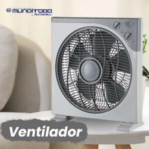 Ventilador Caja 12" Gris