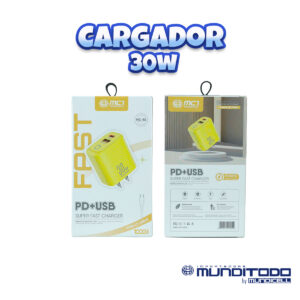 Cargador 30W Dual